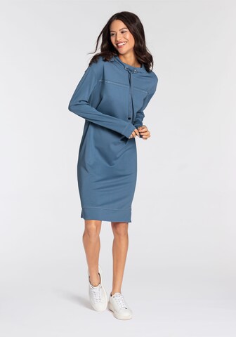 LAURA SCOTT Oversized Dress in Blue