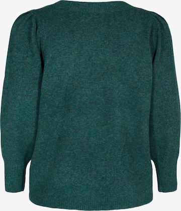 Zizzi Sweter 'GREENY' w kolorze zielony