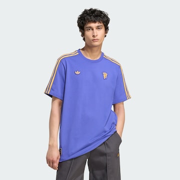 ADIDAS PERFORMANCE Λειτουργικό μπλουζάκι 'Manchester United Terrace Icons' σε λιλά: μπροστά