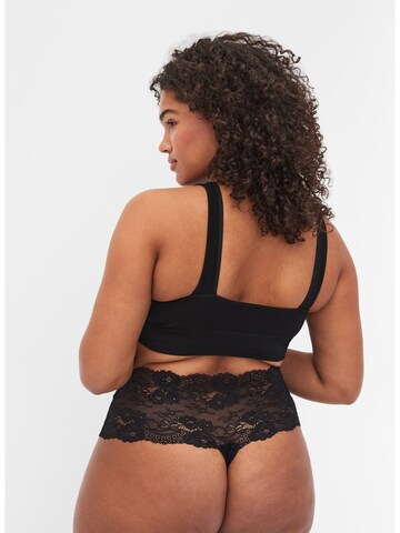 Tanga 'Lcara' de la Devoted by Zizzi pe negru