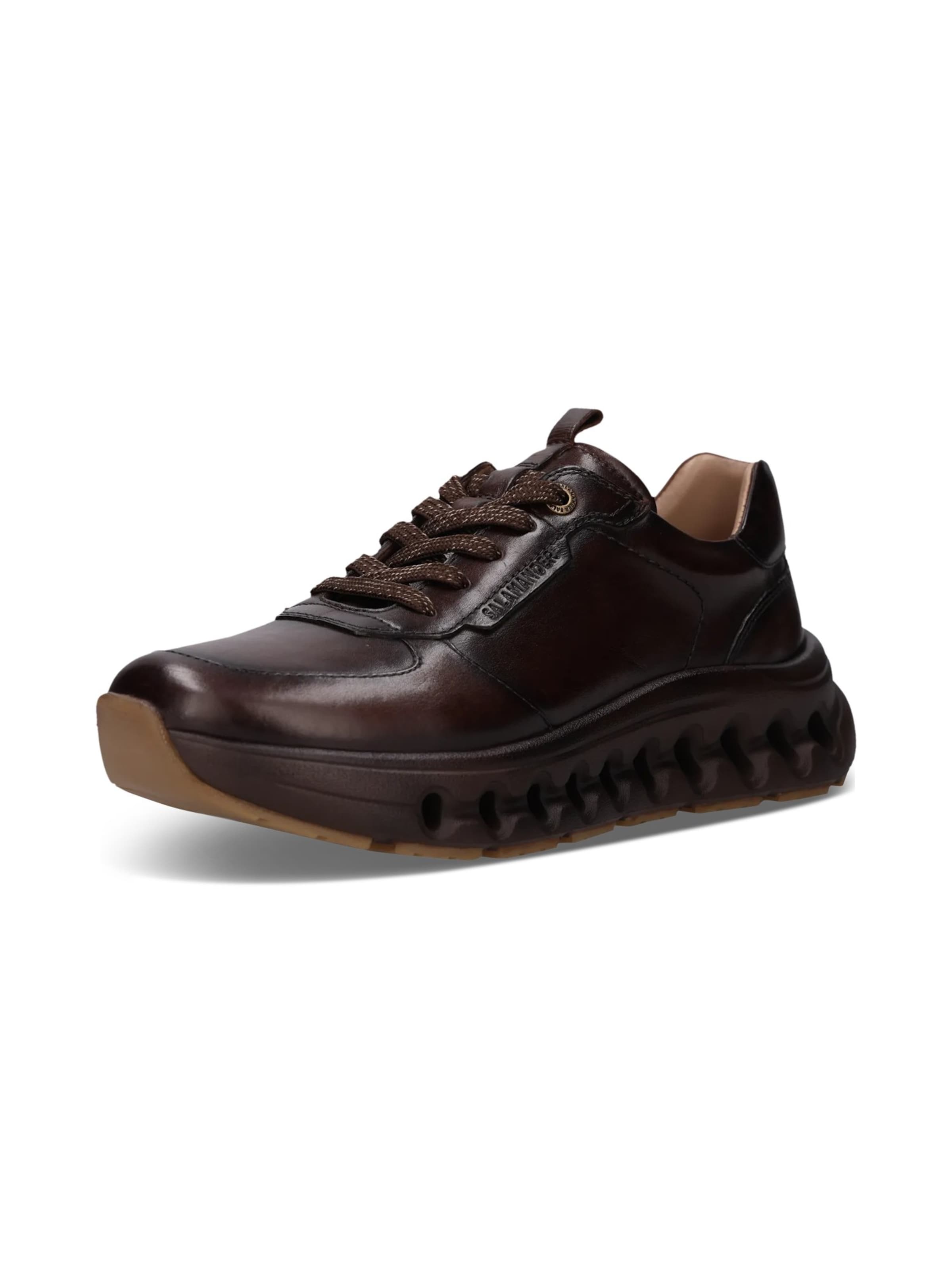 Baskets basses SALAMANDER en marron : devant
