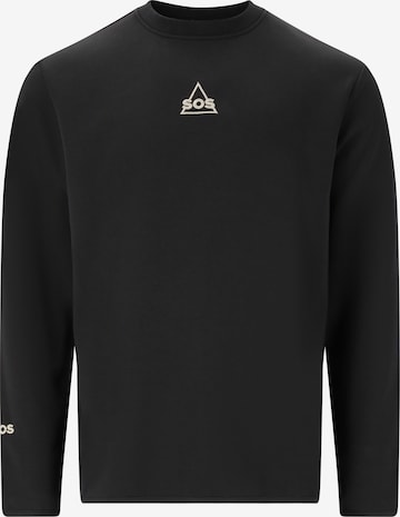 SOS Athletic Sweatshirt 'Vail' in Black: front