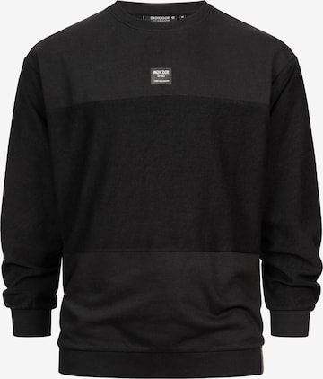 INDICODE JEANS Sweatshirt 'Bridge' in Schwarz: Vorderseite