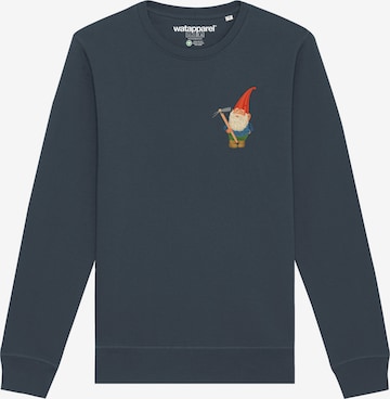 Watapparel Sweatshirt ' Gartenzwerg ' in Grau: Vorderseite