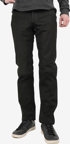 MADDOX Regular Broek 'Laurin' in Zwart: voorkant