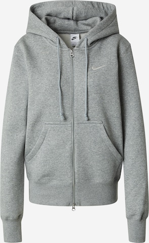 Veste de survêtement 'PHNX FLC' Nike Sportswear en gris : devant