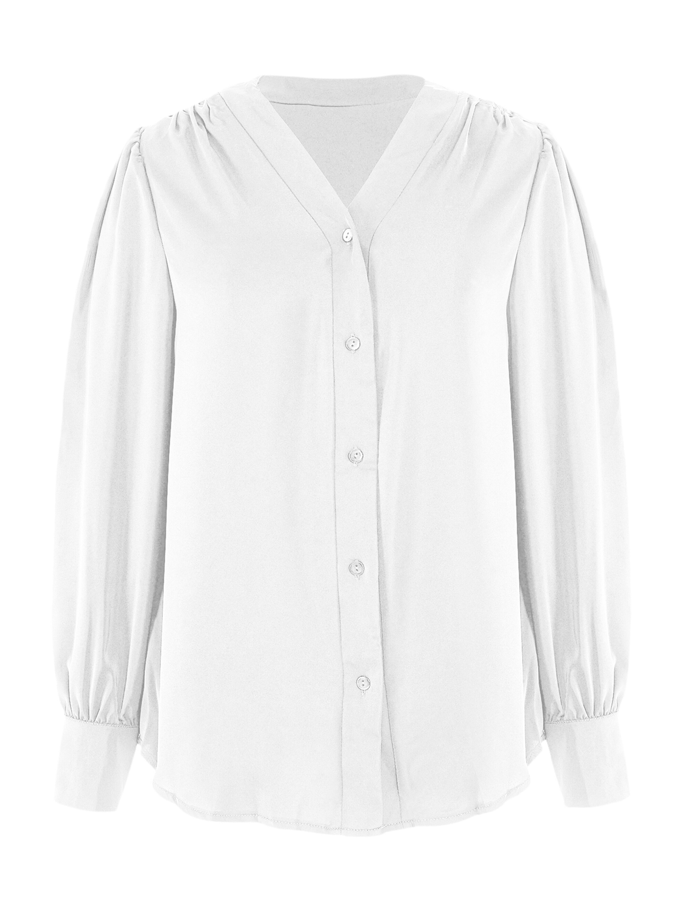 Chemisier Imily Bela en blanc : devant