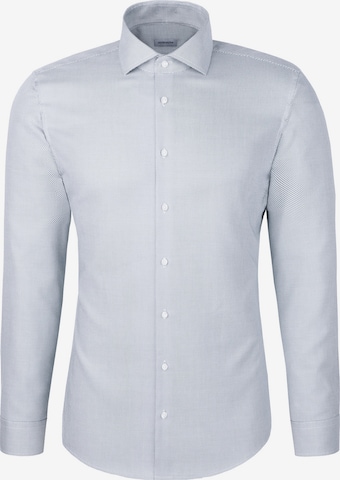 SEIDENSTICKER Hemd 'Schwarze Rose' in Blau: Vorderseite