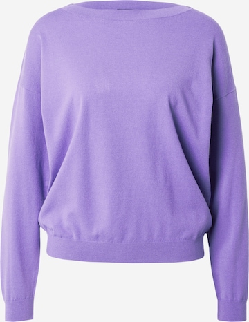 Pull-over Sisley en violet : devant