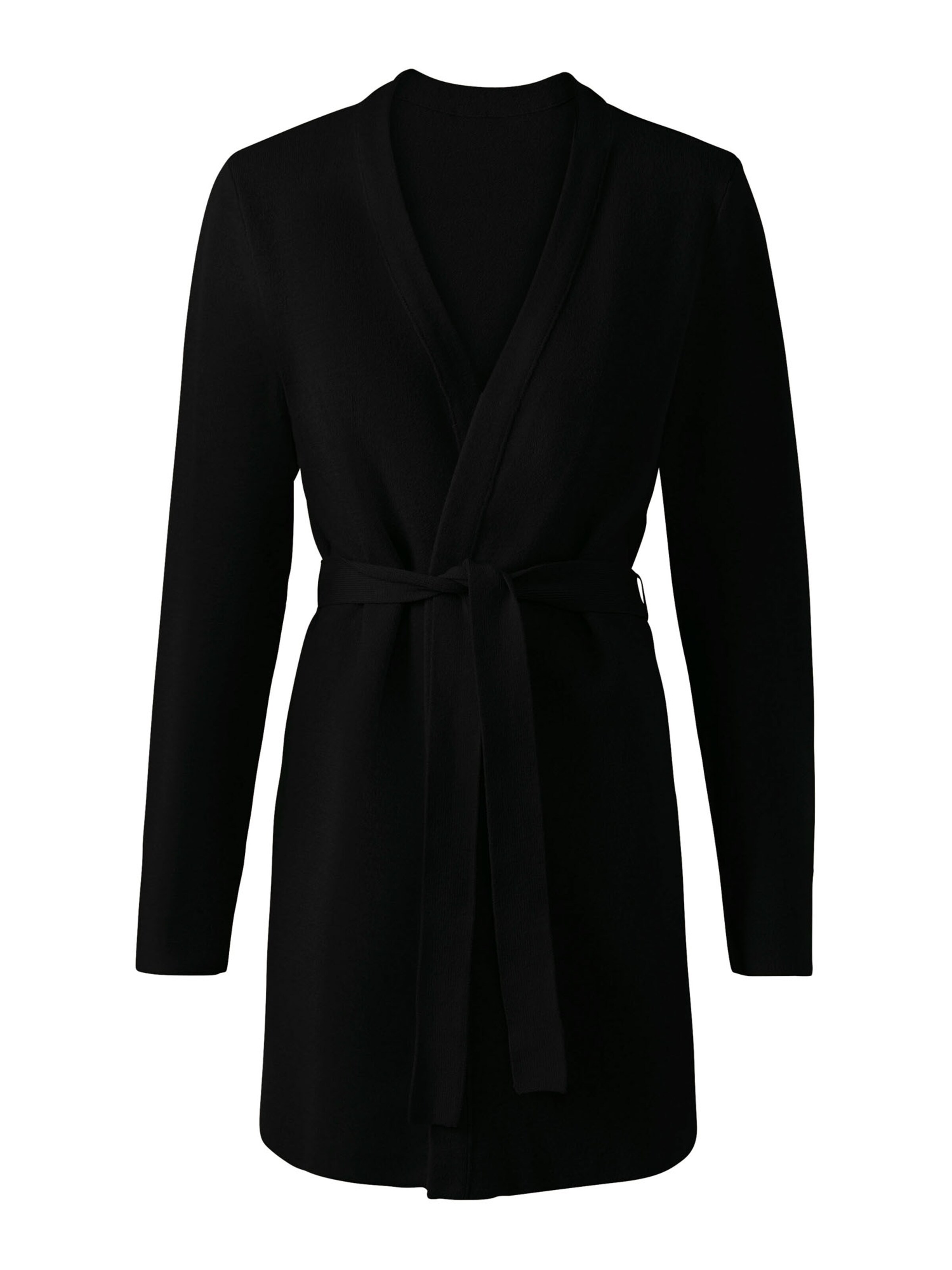 heine Strickjacke in Schwarz: Vorderseite