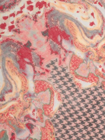 SAMAYA Leichter Wollschal 'Canee', zeitloses Design in Rot