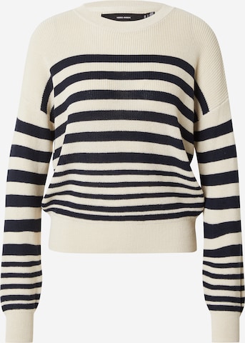 VERO MODA - Pullover 'NEW LEXSUN' em bege: frente