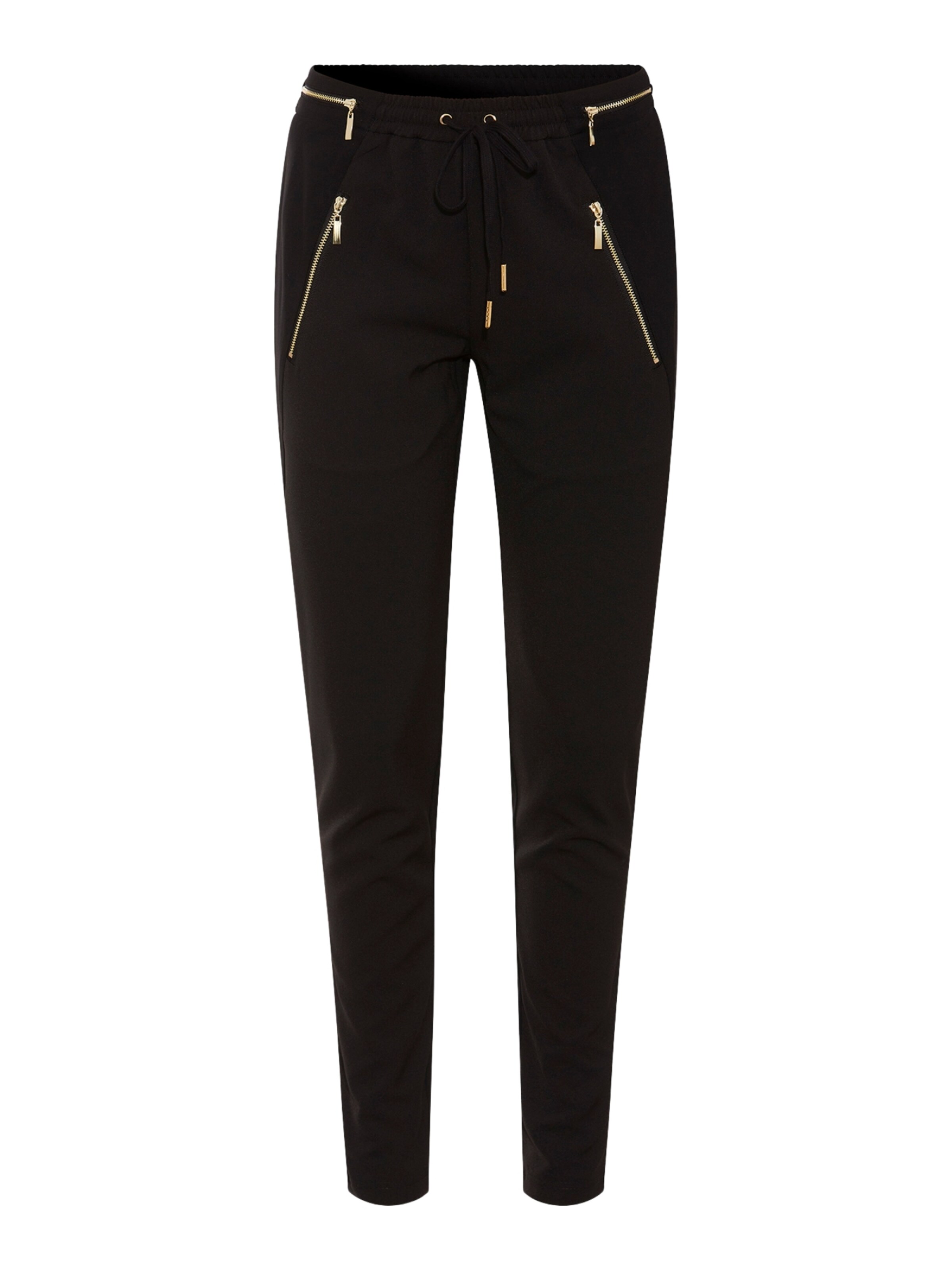 RUE de FEMME Regular Broek ' 5328RDFNewColumbine ' in Zwart: voorkant
