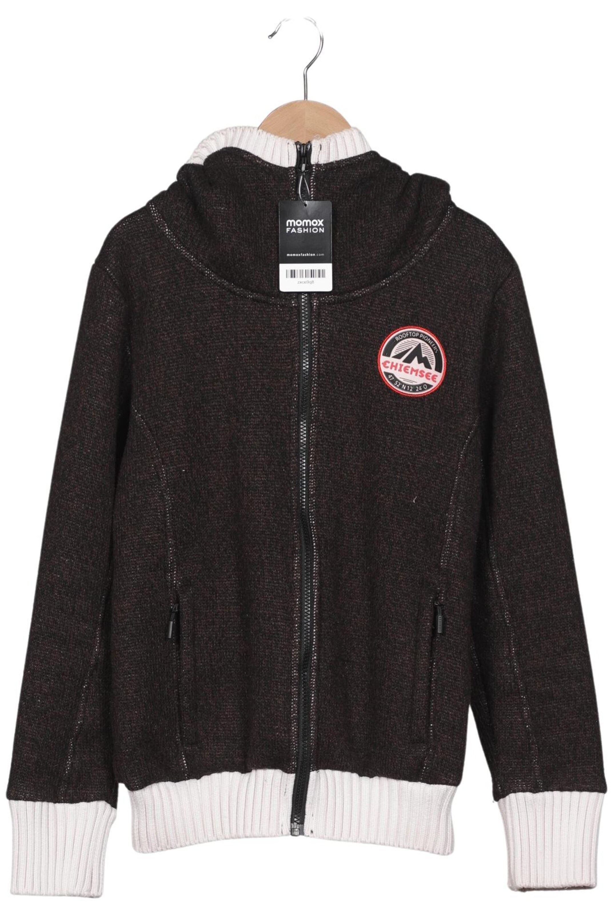 CHIEMSEE Sweatshirt & Zip-Up Hoodie in M in Brown: front