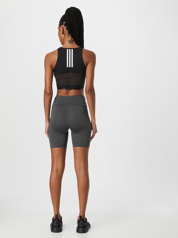 ADIDAS PERFORMANCE Skinny Sportovní kalhoty 'Essentials' – šedá