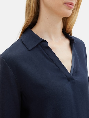 TOM TAILOR Blouse in Blauw