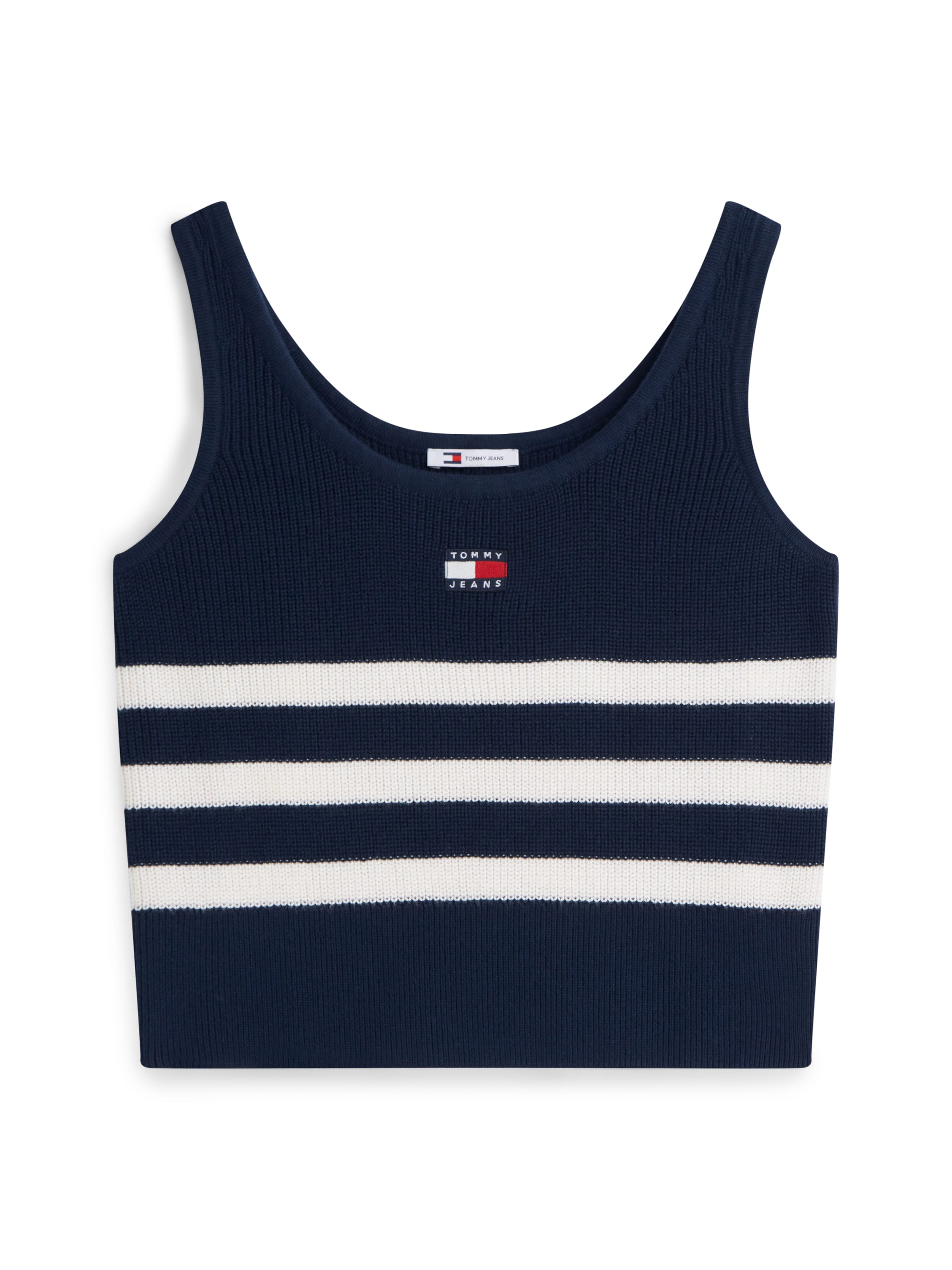 Tops en tricot Tommy Jeans en bleu : devant