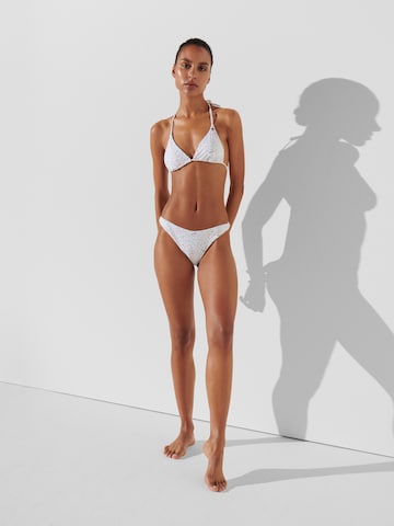 Bas de bikini Karl Lagerfeld en blanc