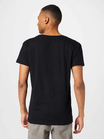 Derbe Shirt 'Walross' in Black