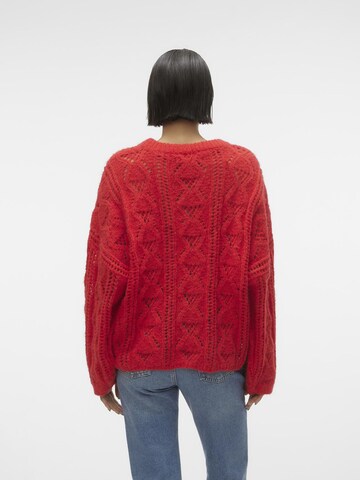 VERO MODA Pullover in Rot