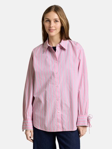 TOM TAILOR DENIM Blouse in Roze: voorkant
