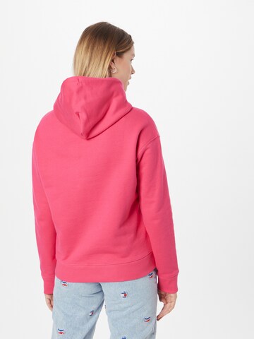 Felpa di Tommy Jeans in rosa