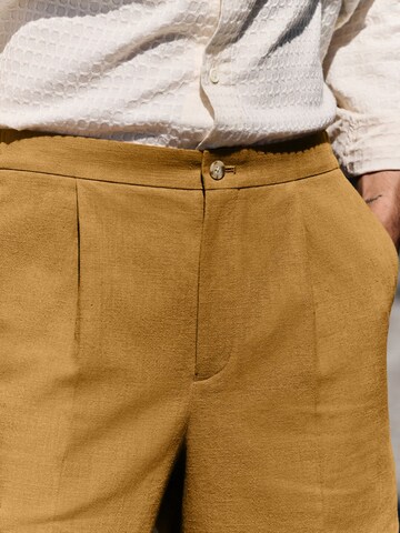 Next Regular Pleated Pants in Brown