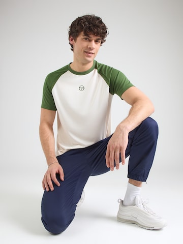 Sergio Tacchini Koszulka funkcyjna 'Rispecchio' w kolorze beżowy: przód