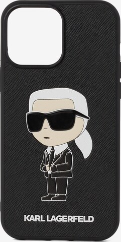 Protection pour smartphone ' Ikonik 2.0 iPhone 14 Pro ' Karl Lagerfeld en noir : devant