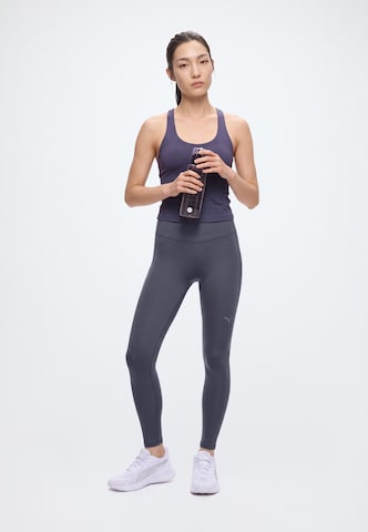 PUMASkinny Sportske hlače 'CLOUDSPUN' - plava boja: prednji dio