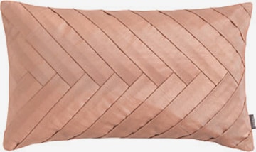 Linen & More Pillow 'Folded' in Orange: front