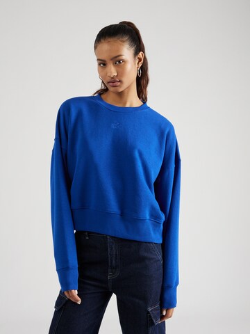 SISTERS POINT Sweatshirt 'HIKE' in Blauw: voorkant