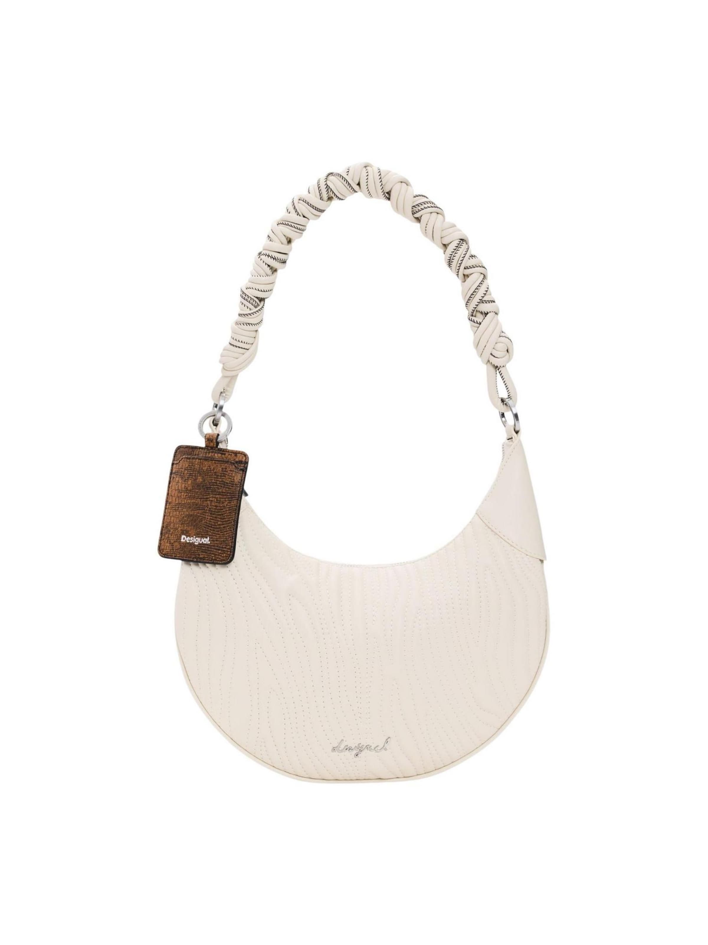 Desigual - Bolso de hombro 'BAG_HELIUM CALGARY 26SAXPBD' en beige: frente