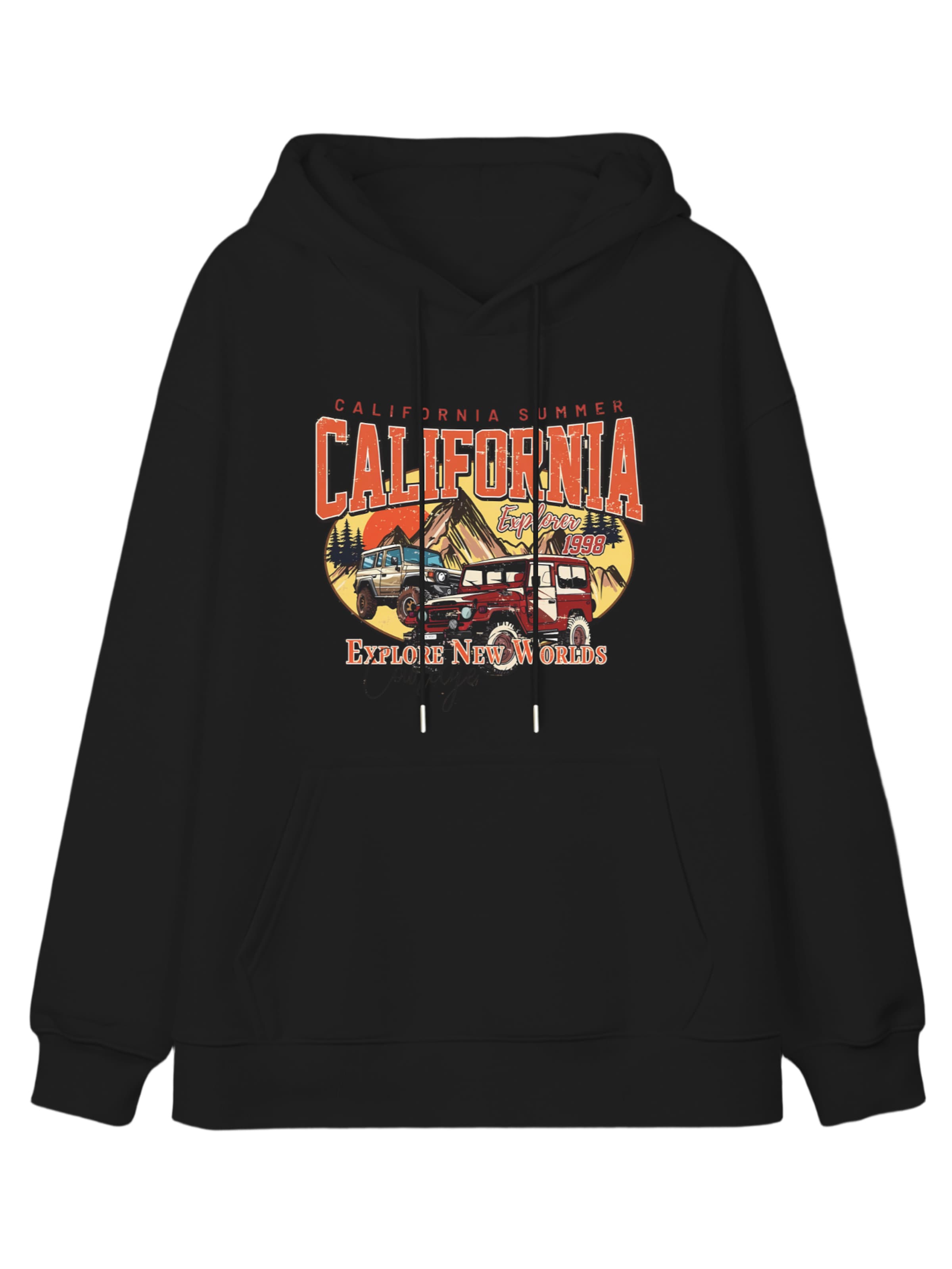 GORHEY Sweatshirt in Zwart: voorkant