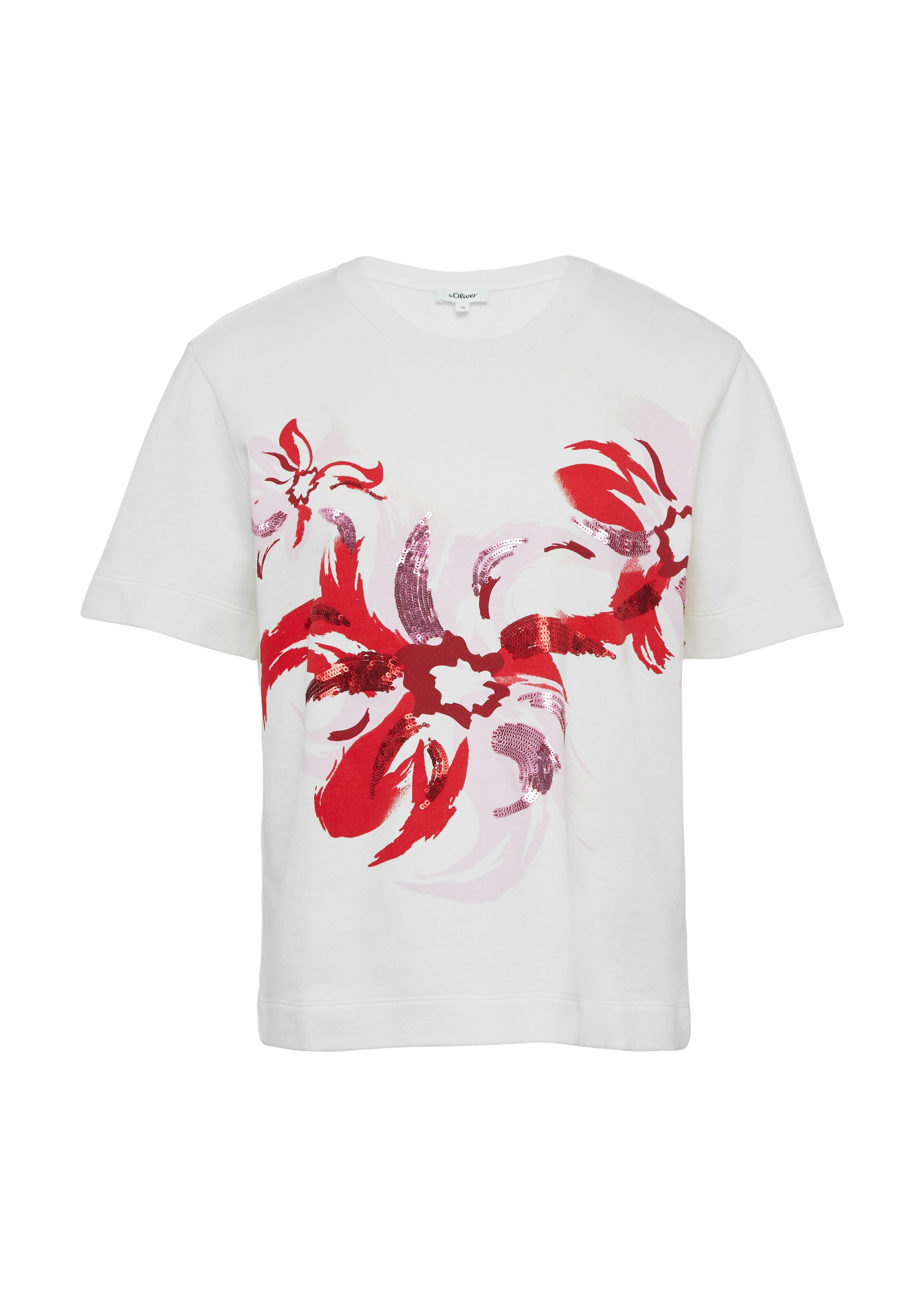 s.Oliver Shirt in Weiß: Vorderseite