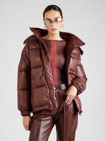 Veste d’hiver 'London' Hosbjerg en marron : devant