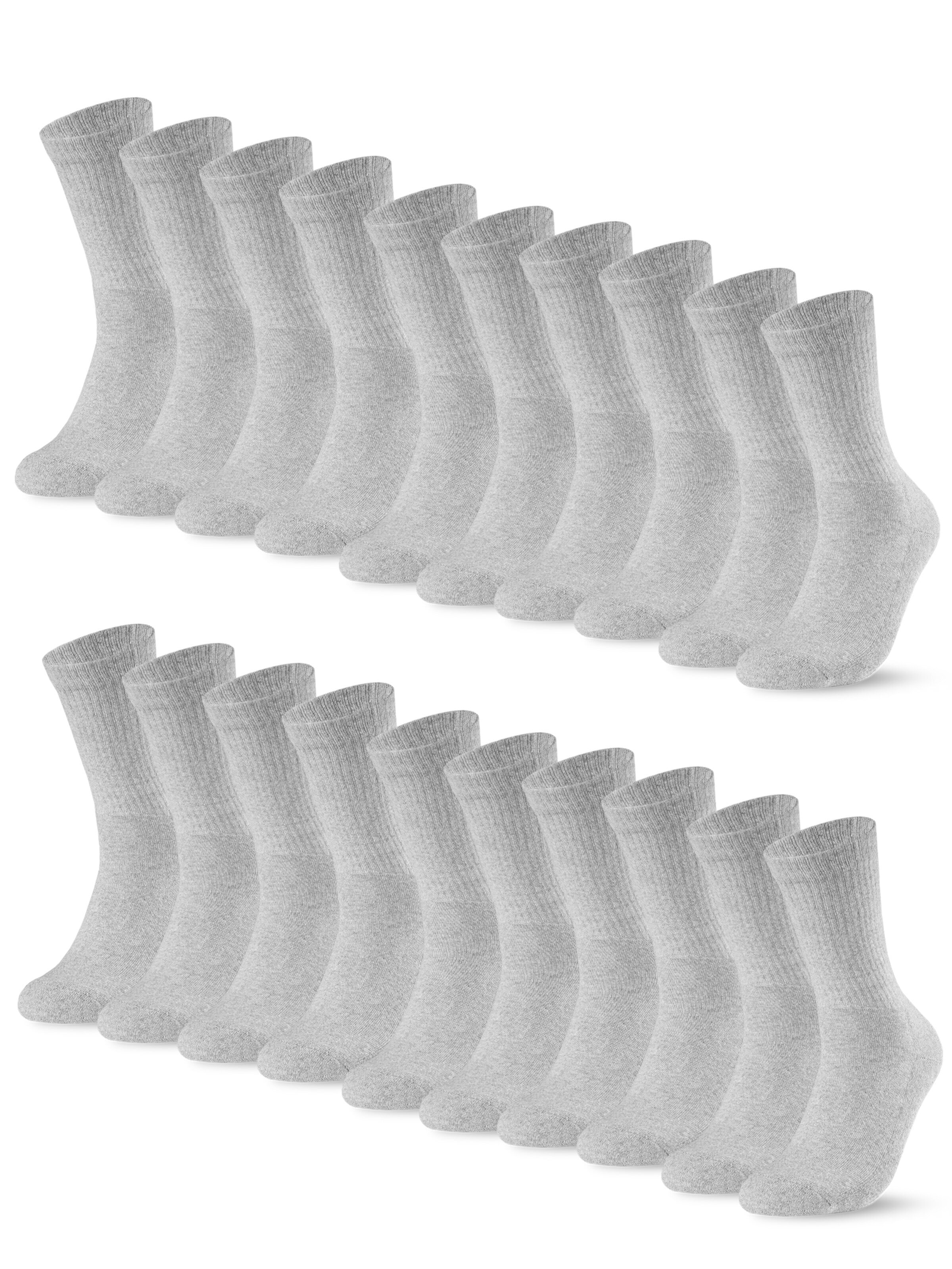 sockenkauf24 Athletic Socks in Grey: front