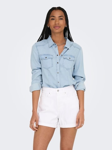 ONLY Blouse 'ONLCHARIS' in Blue: front