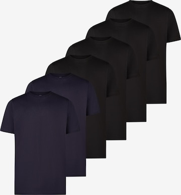LERROS Shirt 'Basic' in Schwarz: Vorderseite