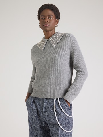 Essentiel Antwerp Tröja 'Jimmer' i grå: framsida