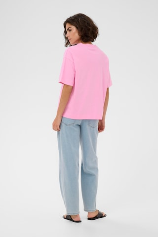 rožinė Kaffe Marškinėliai 'KAtomina'