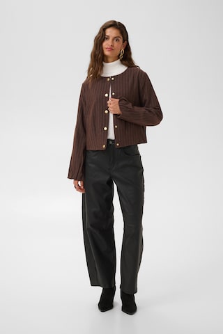 Cream Between-season jacket 'Tingle' in Brown