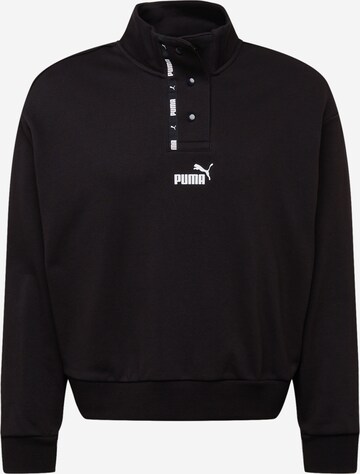 PUMA Sportsweatshirt in Black: front