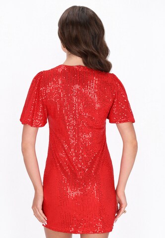 faina Cocktailjurk in Rood
