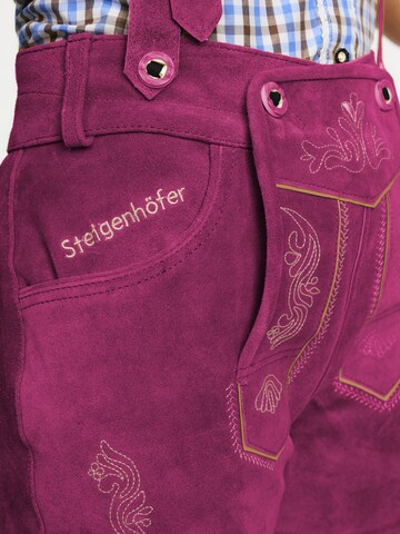Steigenhöfer Regular Traditional Pants in Pink