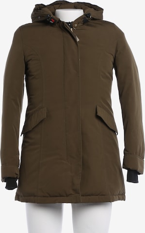 Woolrich Winterjacke / Wintermantel S in Grün: Vorderseite