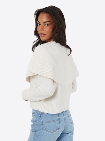 Cardigan BRAVE SOUL en blanc