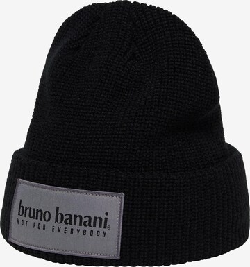 BRUNO BANANI Beanie ' Bond ' in Black: front