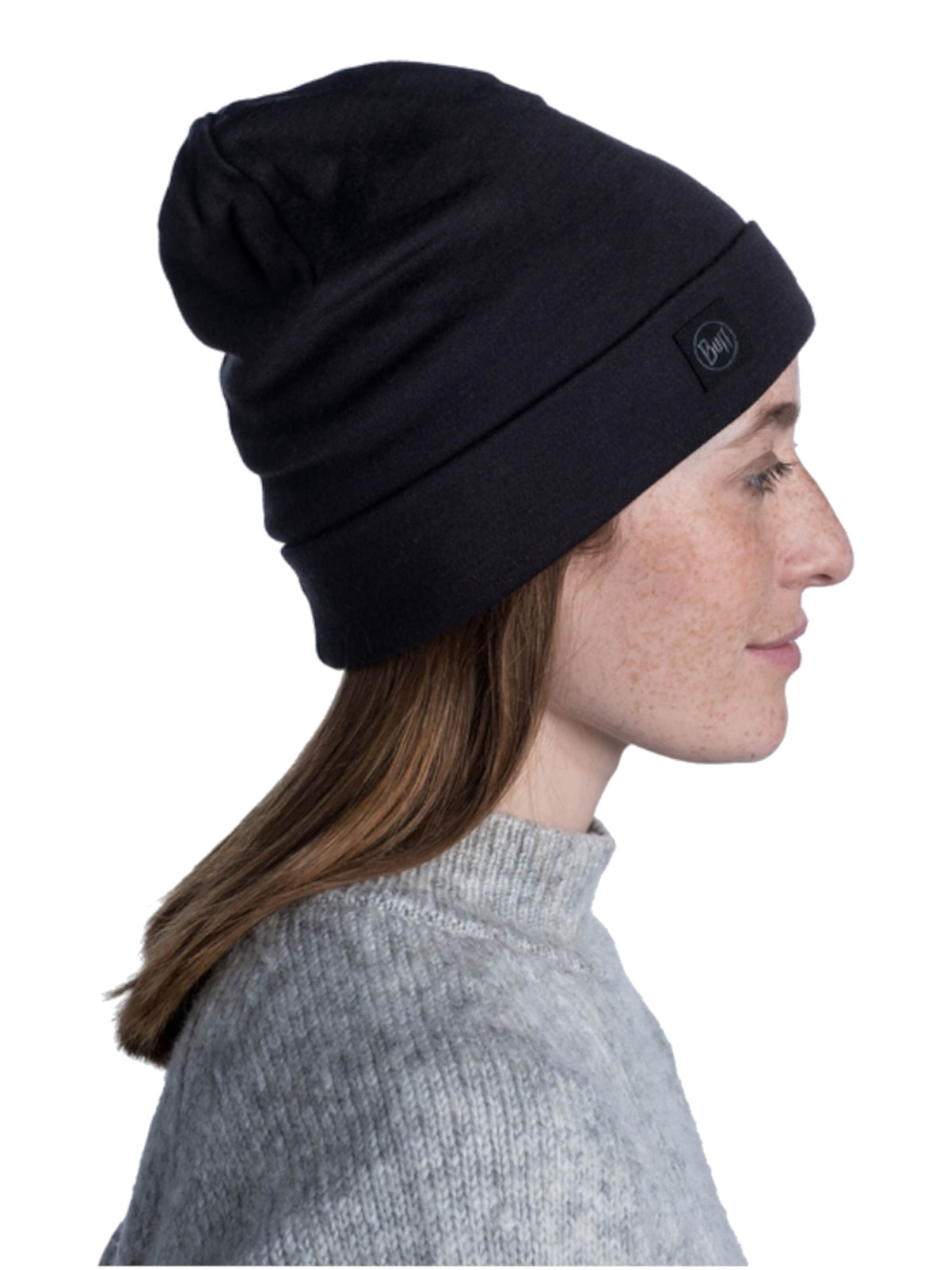 BUFF Mütze 'Buff Merino Heavyweight Beanie'‌‌‌‌‌‌‌ in Schwarz