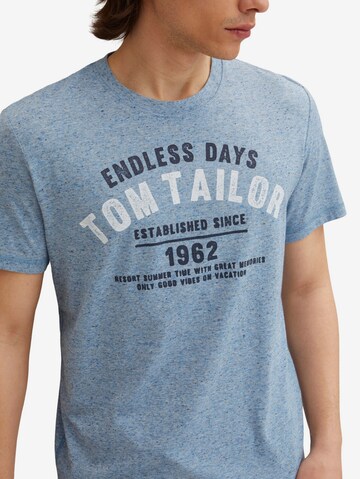 TOM TAILOR T-Shirt in Blau